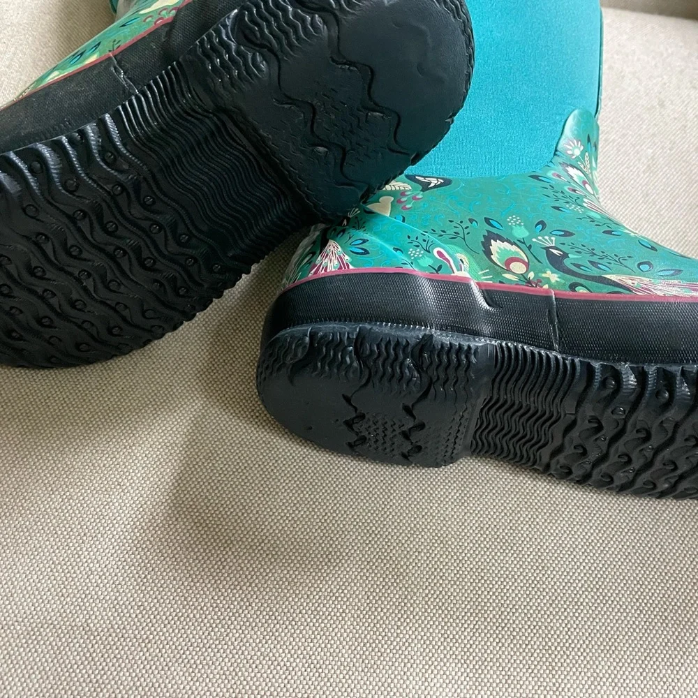 Bogs Kids Teal Pull-On Waterproof Boots